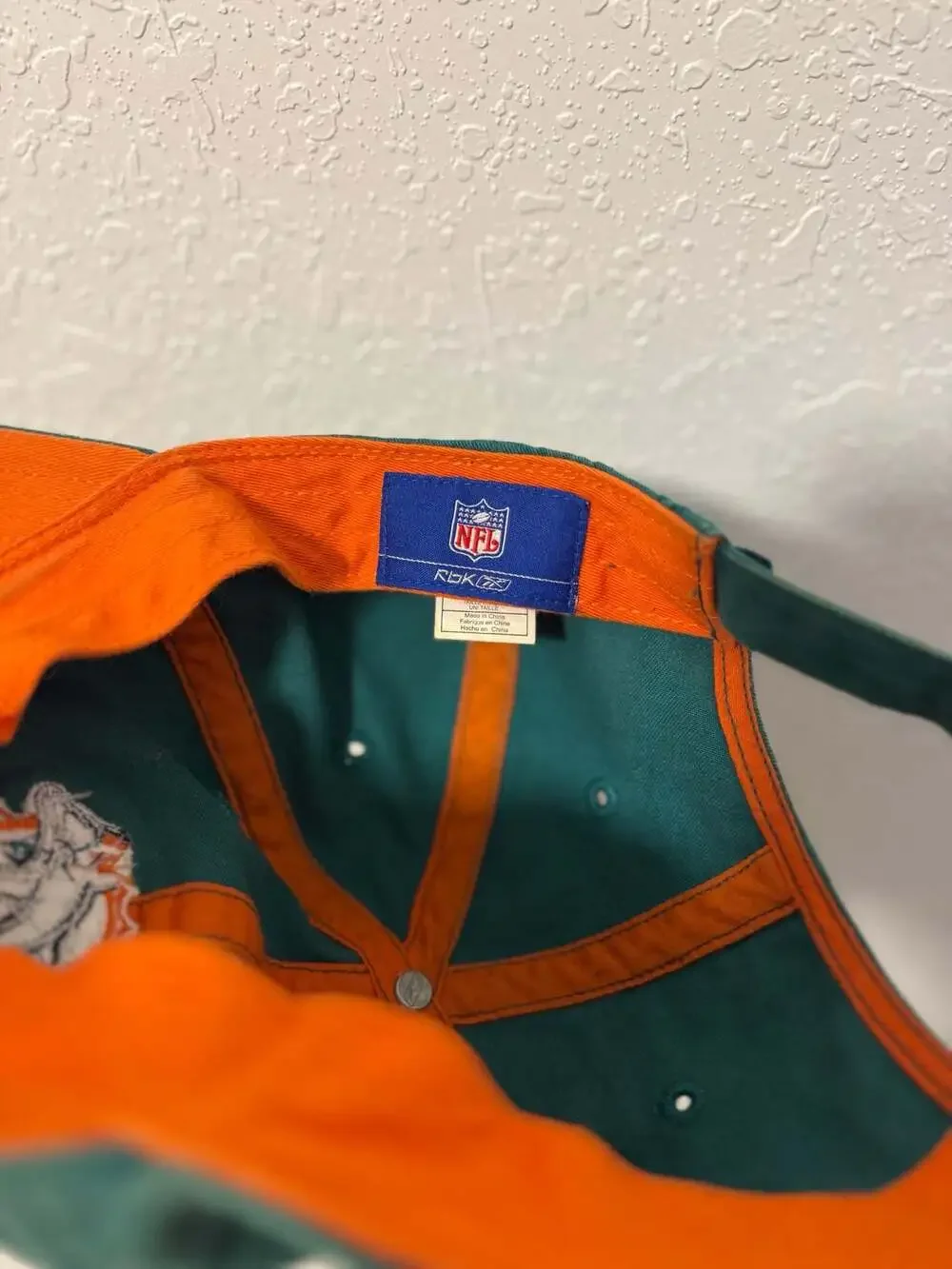 Vintage Reebok NFL Miami Dolphins Adjustable Strapback Hat